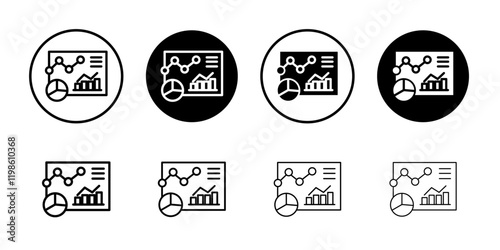Dashboard icon black and white vector sign