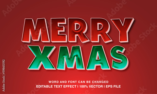 Merry Christmas and Birthday Vintage Typography Greeting Card Design