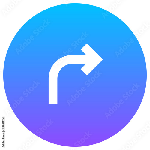 Turn Right Icon