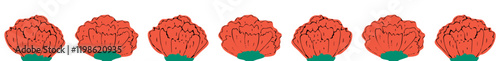 어버이날 스승의날 카네이션 일러스트 꽃모양 그림 이미지 carnation  clove pink Parents' Day Teacher's Day  National Teacher Day  flower Vector illustration.