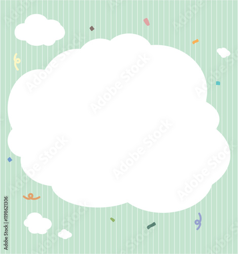 어린이날 배경 편지지 개구장이 letter paper stationery pape vector illustration background