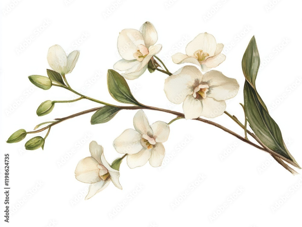 Obraz premium Orchid Stem