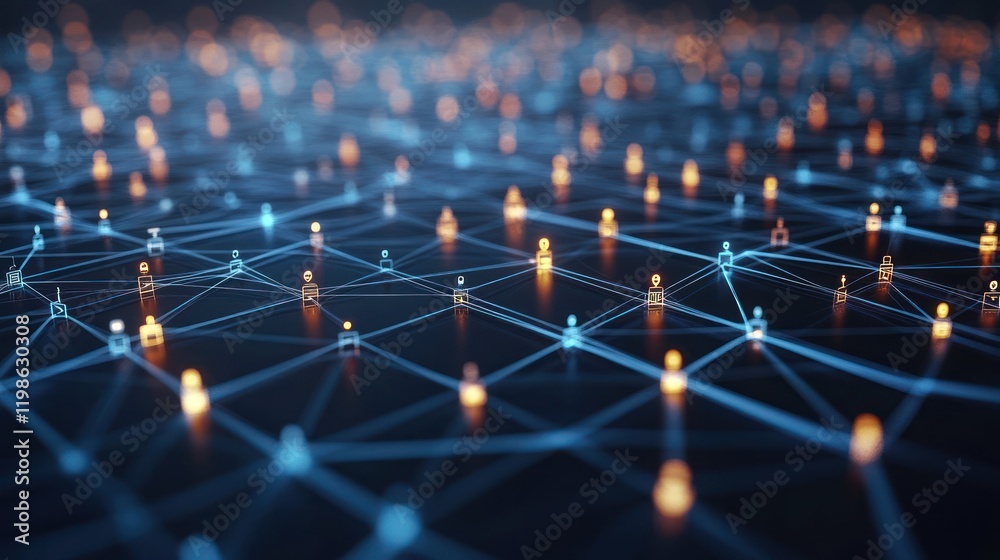 Global Network Digital Connections, Illuminated Nodes, Abstract Background, Web Connectivity Global Network Digital Connections, Illuminated Nodes, Abstract Background, Web Connectivity
