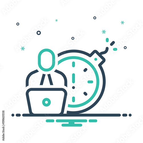 Mix icon for deadline