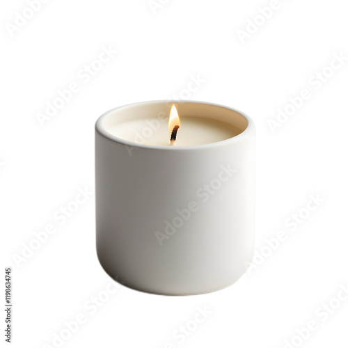 Elegant Scented Candle Emitting Warm Glow for Cozy Ambiance and Relaxation