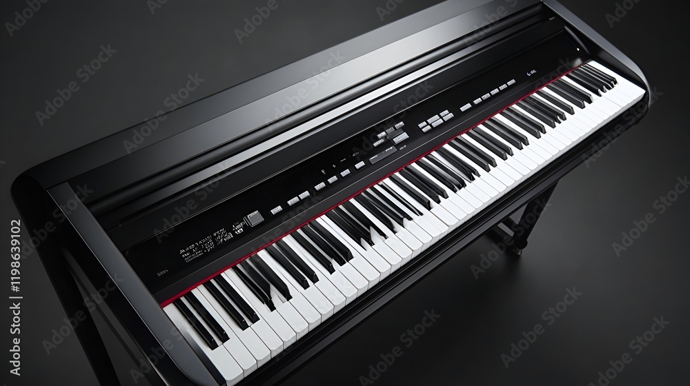 Sleek New Digital Piano with Weighted Keys Sleek New Digital Piano with Weighted Keys