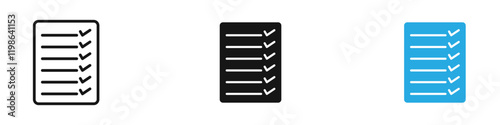 Contract coverage icon black white vector outline