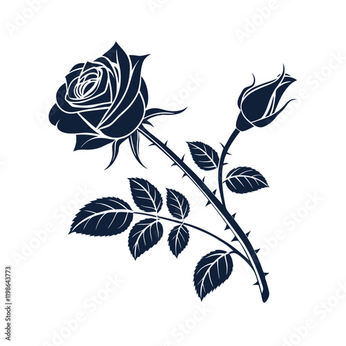 Perfect for use in logos, invitations, greeting cards, and digital art, rose flower vectors are versatile and adaptable to various styles, from traditional to modern. Their clean scalability ensures c