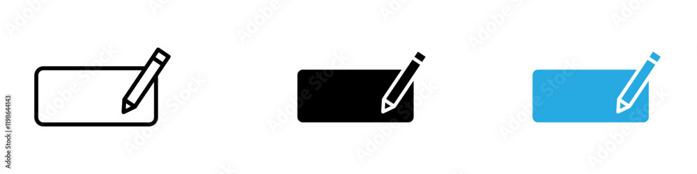Rename icon black white vector outline Rename icon black white vector outline