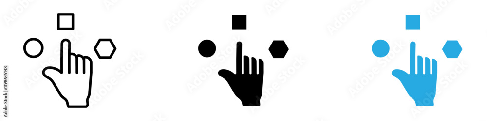 Variety icon black white vector outline Variety icon black white vector outline