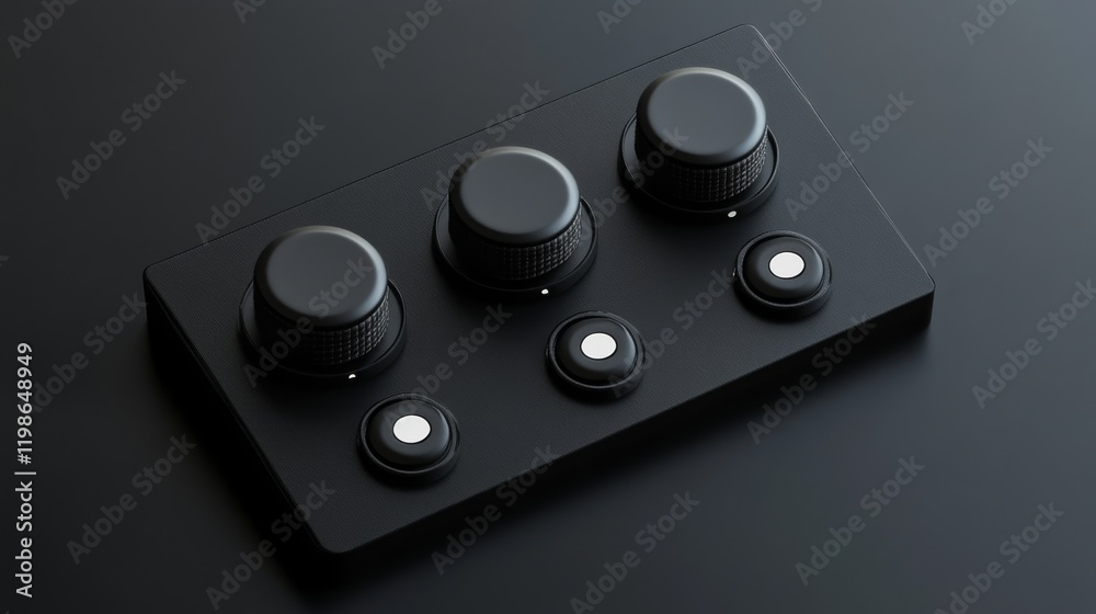 31.Flat Style Toggle Switch Controls