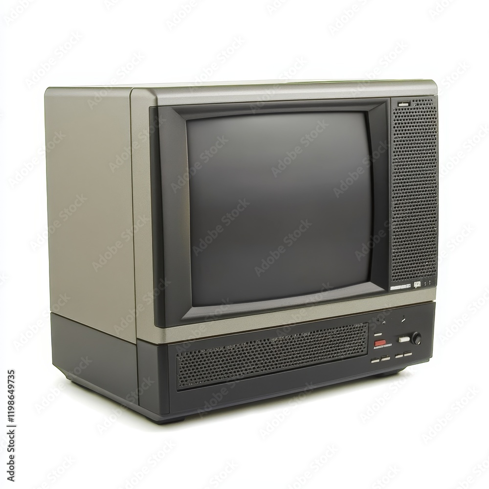 Computer display isolated on white, Generative AI Computer display isolated on white, Generative AI
