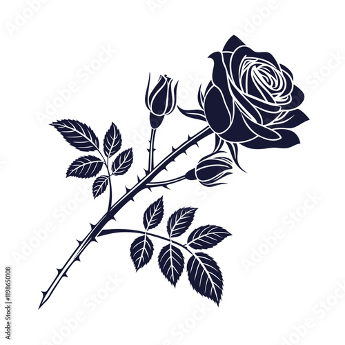 Perfect for use in logos, invitations, greeting cards, and digital art, rose flower vectors are versatile and adaptable to various styles, from traditional to modern. Their clean scalability ensures c