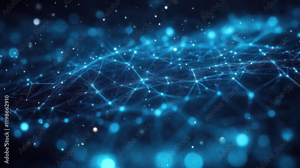 Blue world map illustrating AI-driven connections. Blue world map illustrating AI-driven connections.