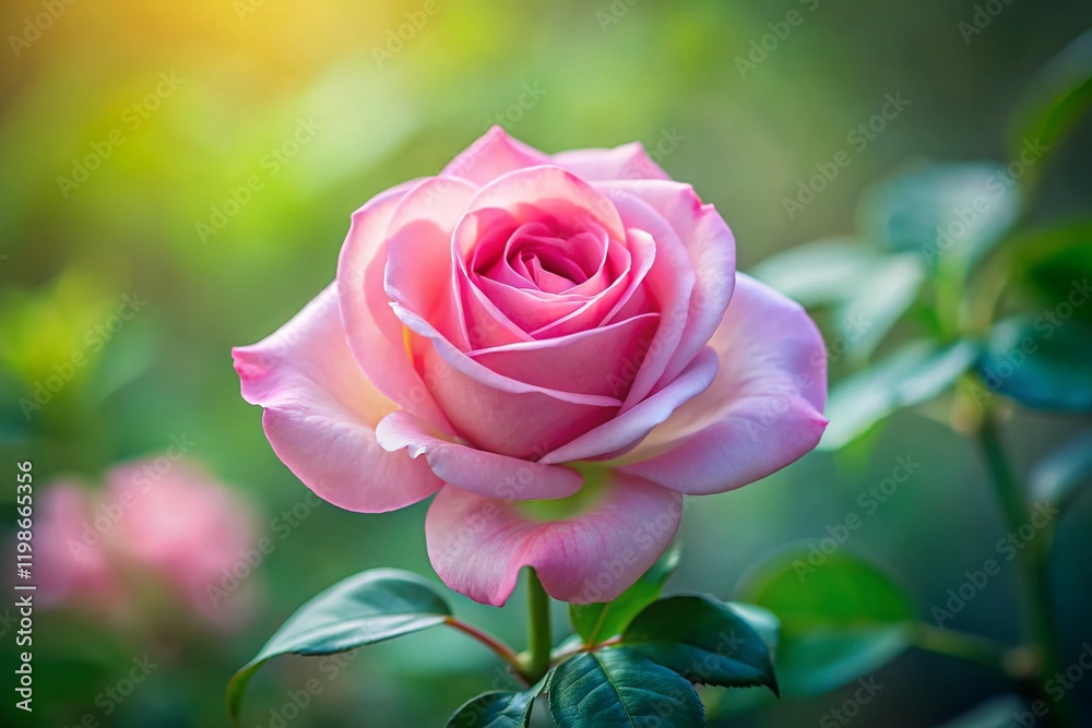 Delicate Pink Rose Soft Focus Macro Photography Stock Photo Delicate Pink Rose Soft Focus Macro Photography Stock Photo