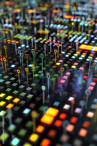 Conceptual representation of Low-Density Parity-Check (LDPC) codes in Binary Matrix and Mathematical graphs