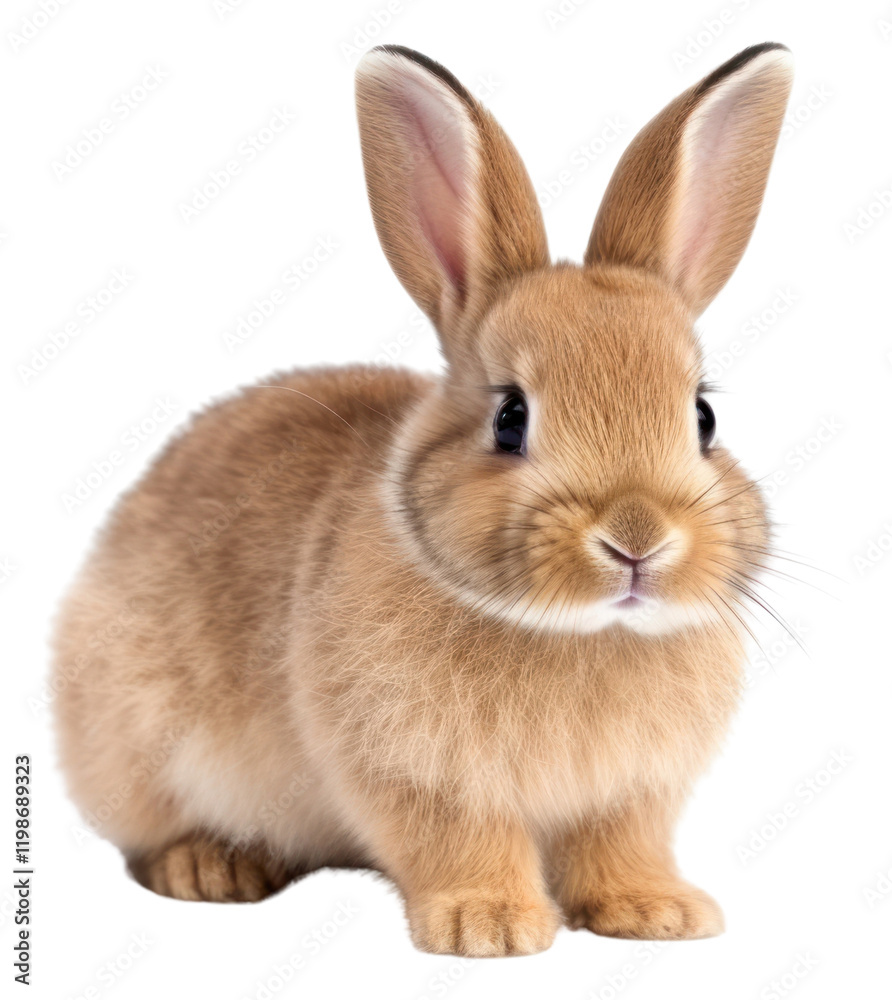 Obraz premium PNG Rabbit plush animal mammal rodent.