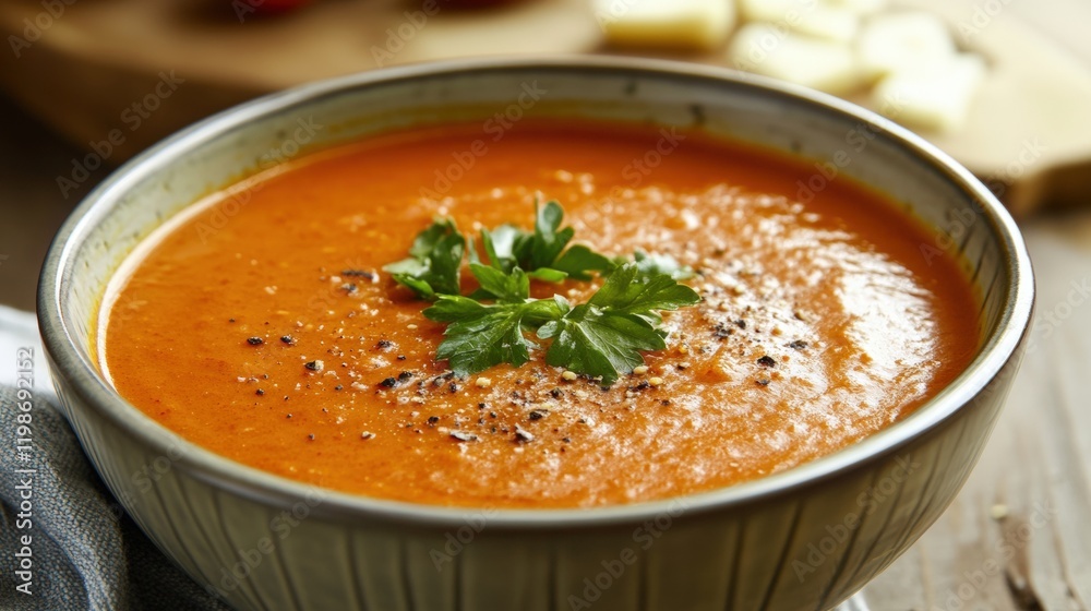 A bowl of healthy soup A bowl of healthy soup