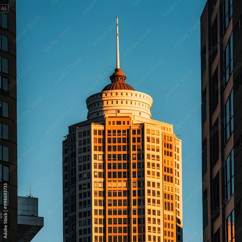 Fototapeta premium skyscrapers in the city