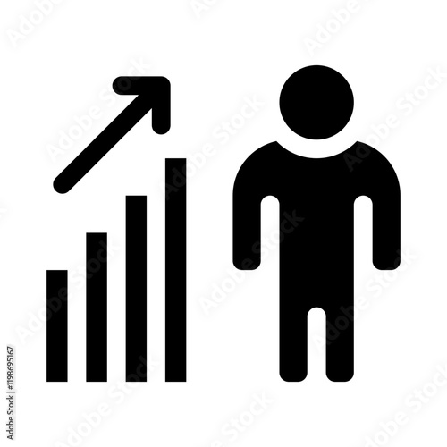 personal glyph icon