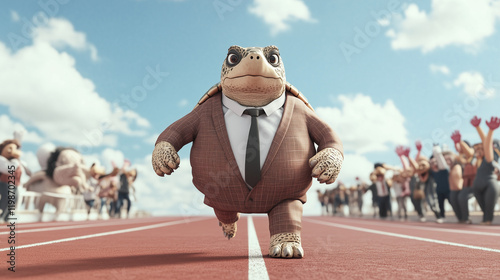 Business Toad Winning a Rac...