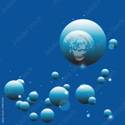 Celestial bodies in deep space