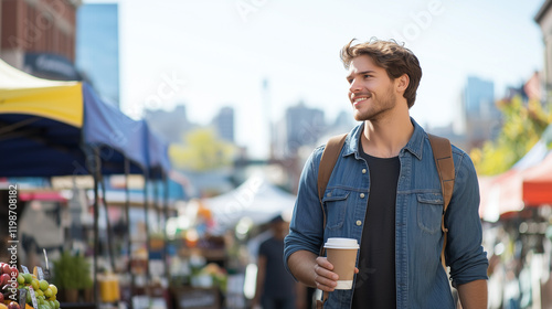 Urban Coffee Break: A young...
