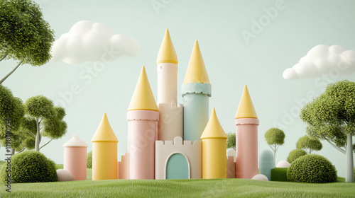 Pastel Dream Castle: A whim...