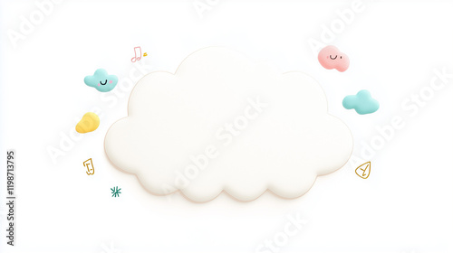 Cloud Frame for Baby Announ...