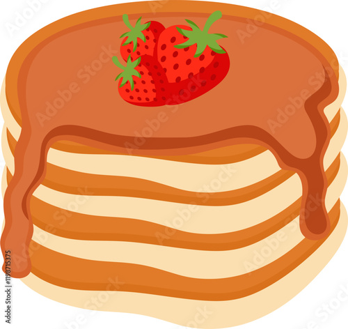 Pancake Illustration