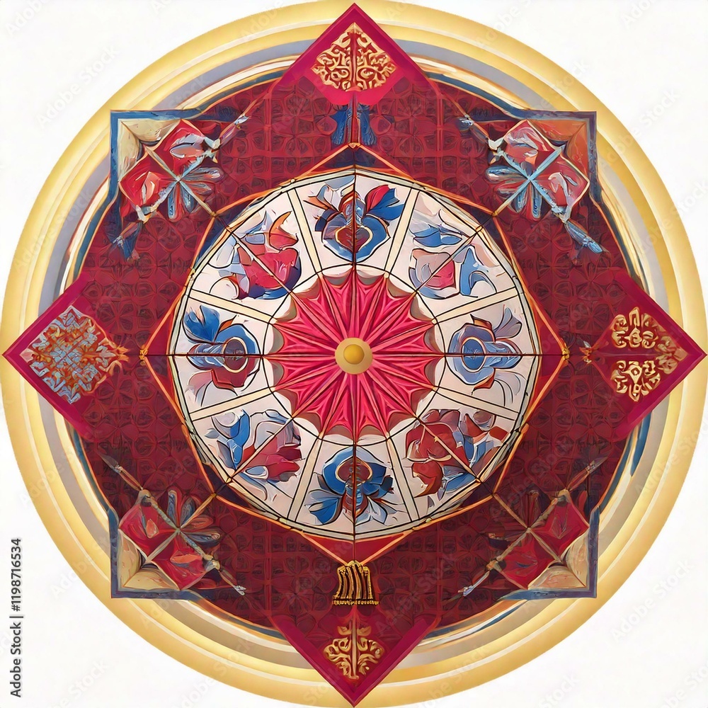 Naklejka premium Oriental traditional patterns