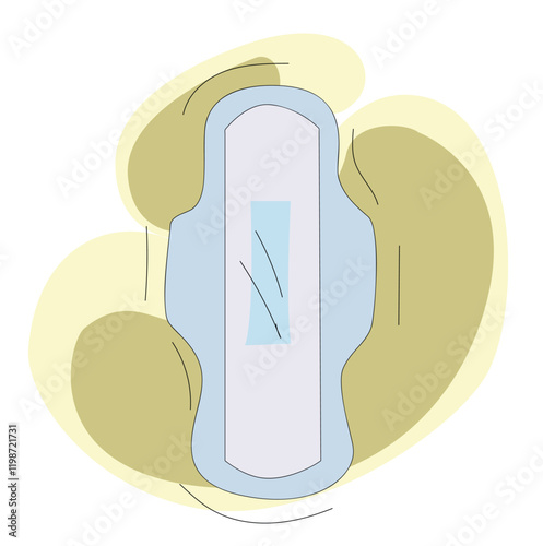  Hygiene sanitary napkin product symbol modern simple vector