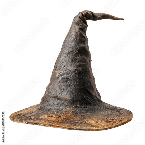 Witch hat isolated on transparent background PNG photo