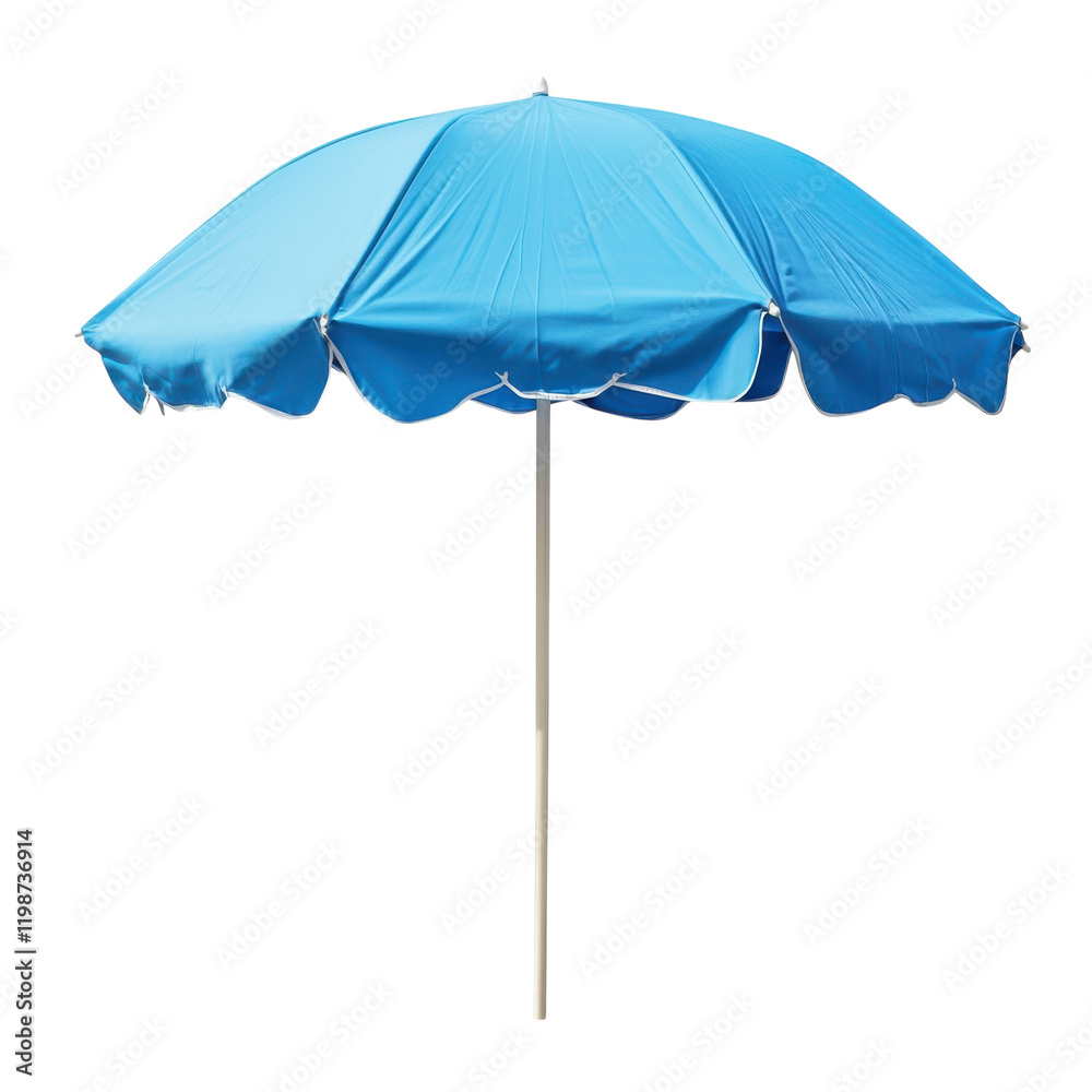 Obraz premium Beach Umbrella on transparent background.