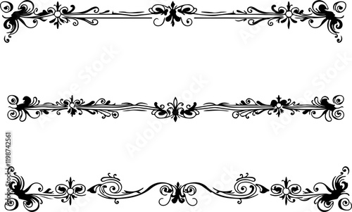 a motif border elements art