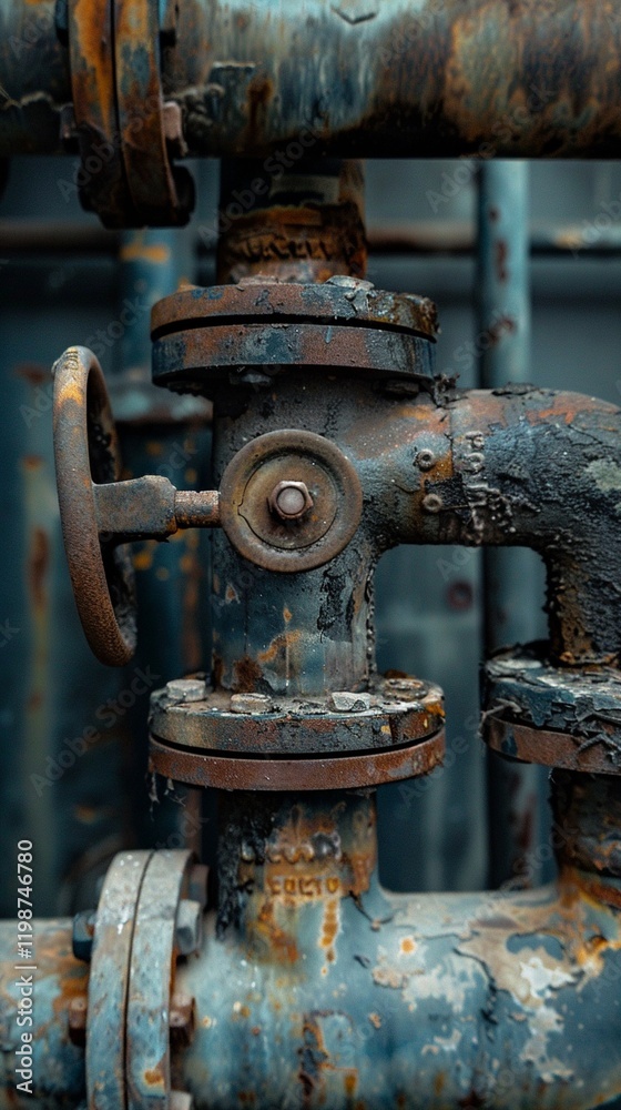Close up of pipes and valves. Close up of pipes and valves.