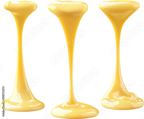 cheese sauce splashing 