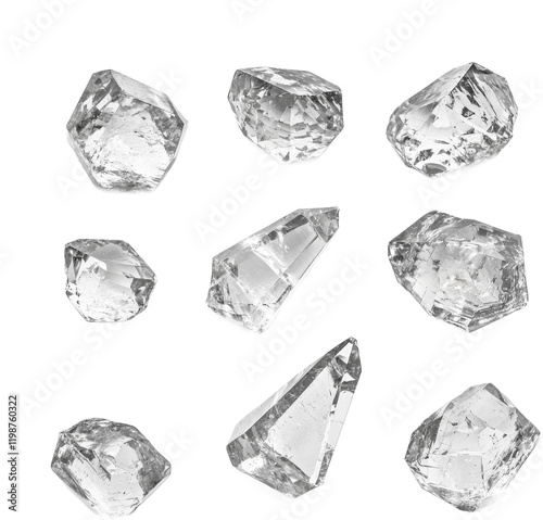 black diamond crystal gem chunk 