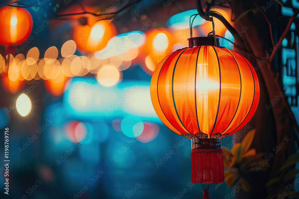 Beautiful holiday composition for happy celebrate chinese festival of lanterns, abstract vivid composition consists of fictional unreal fantastic vision on background Beautiful holiday composition for happy celebrate chinese festival of lanterns, abstract vivid composition consists of fictional unreal fantastic vision on background