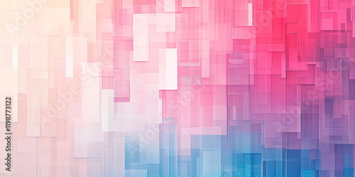 Background texture. Colorful tiles arranged to form a smooth gradient. Vibrant vivid hues. Banner, cover, social media, network, header, brochure, placard, flier, email, website. Generative Ai content