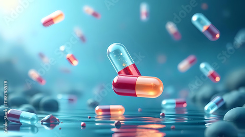 Capsule di medicinali e pillole