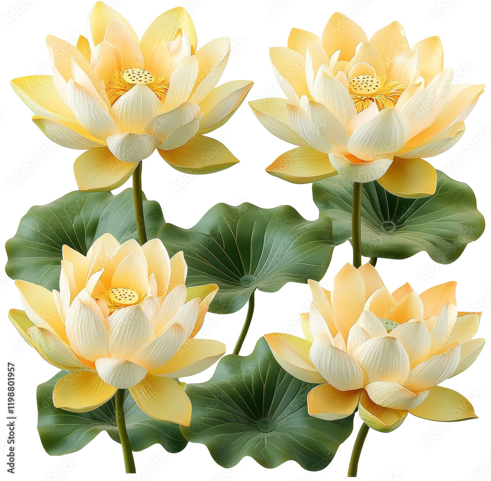 golden yellow lotus 