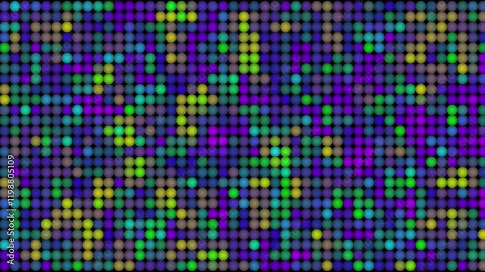 dot lights background, looped. Flashing lights. Retro disco ball animation. dot lights background, looped. Flashing lights. Retro disco ball animation.