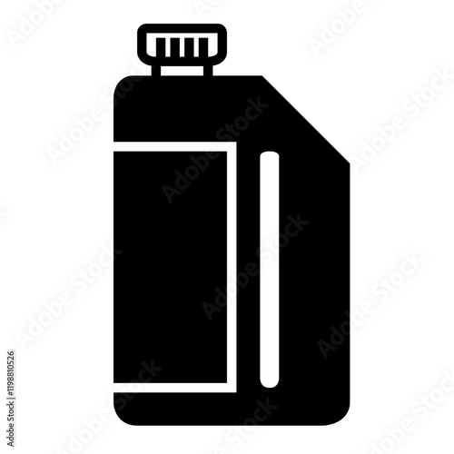 Oil Canister Icon for Automotive Services, Energy, and Fluid Storage.automotive services, energy storage, and fluid storage usage in maintenance guides and industry manuals. Automotive, energy, flui

