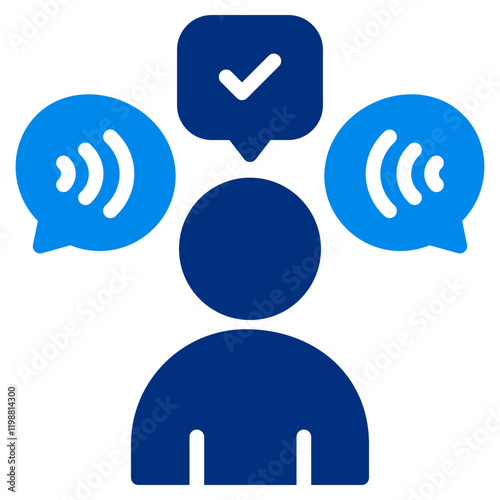 Active Listening  Icon 