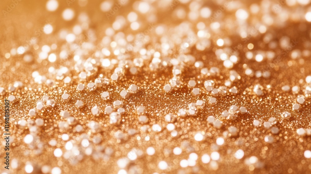 Gold background featuring soft glowing sparkles scattered in clusters Gold background featuring soft glowing sparkles scattered in clusters