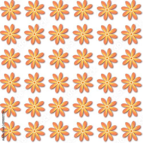 seamless pattern with flowers