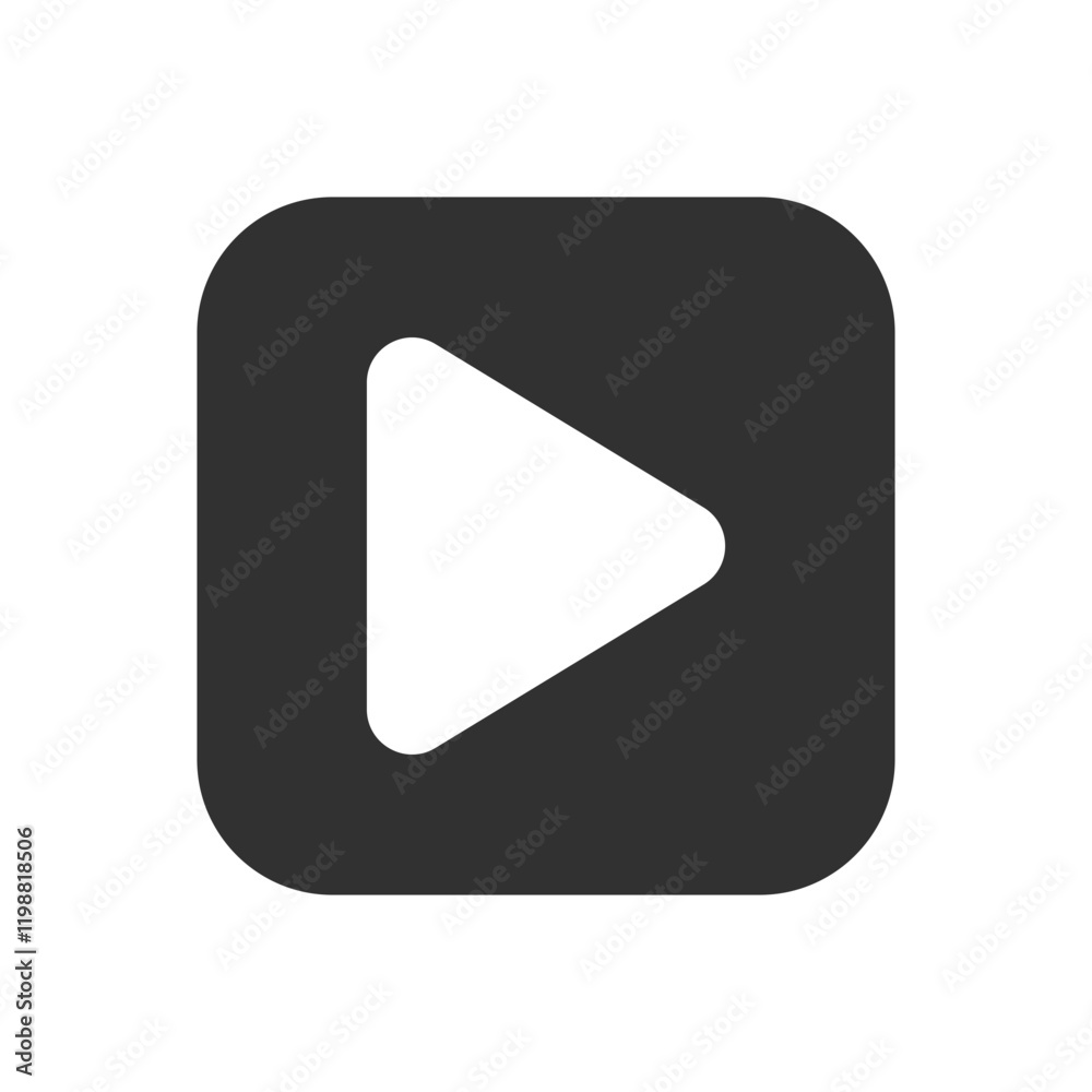play media icon design vector template play media icon design vector template