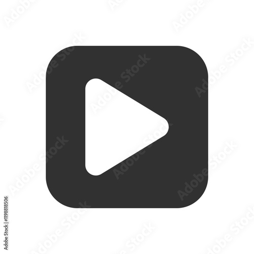 play media icon design vector template