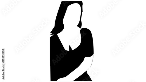 silhouette of a woman
